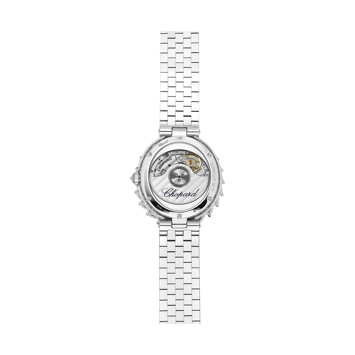 Chopard L'Heure du Diamant watch in 18k ethical white gold with diamonds, view 2