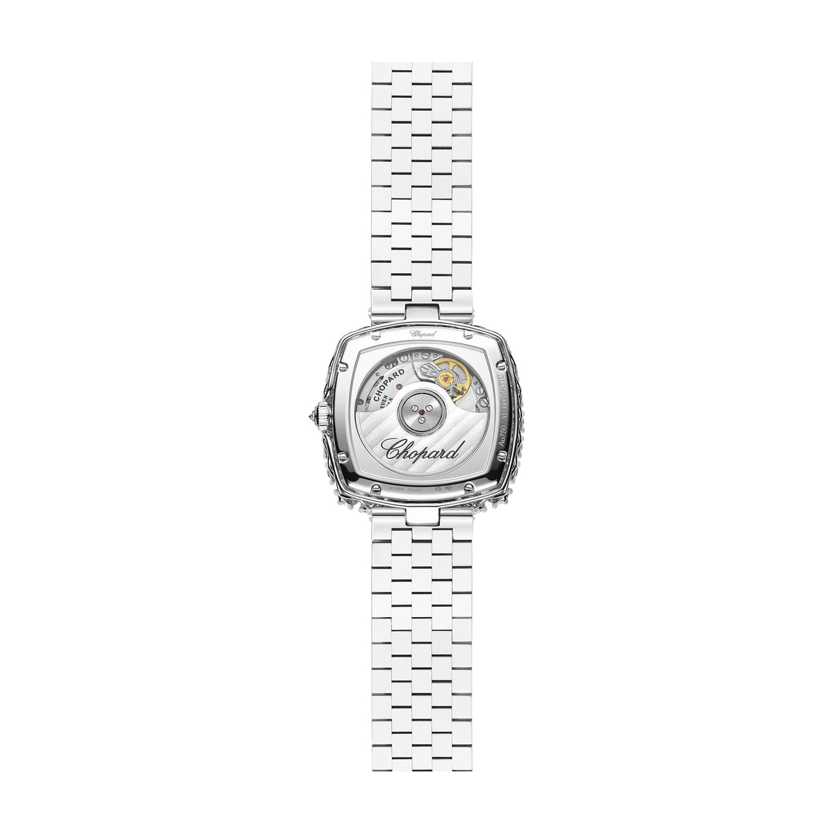 Chopard L'Heure du Diamant watch in 18k ethical white gold with diamonds, view 2