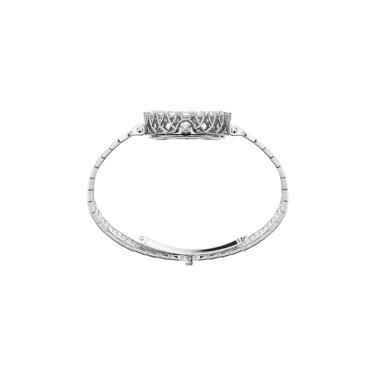Chopard L'Heure du Diamant watch in 18k ethical white gold with diamonds, view 3