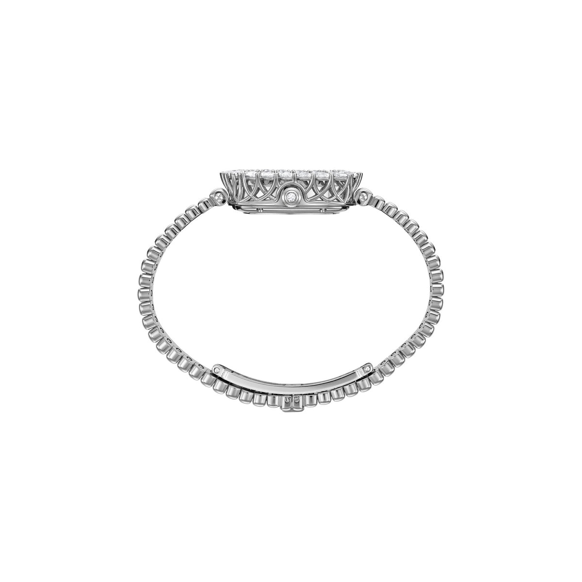 Chopard L'Heure du Diamant watch in 18k ethical white gold with diamonds, view 3