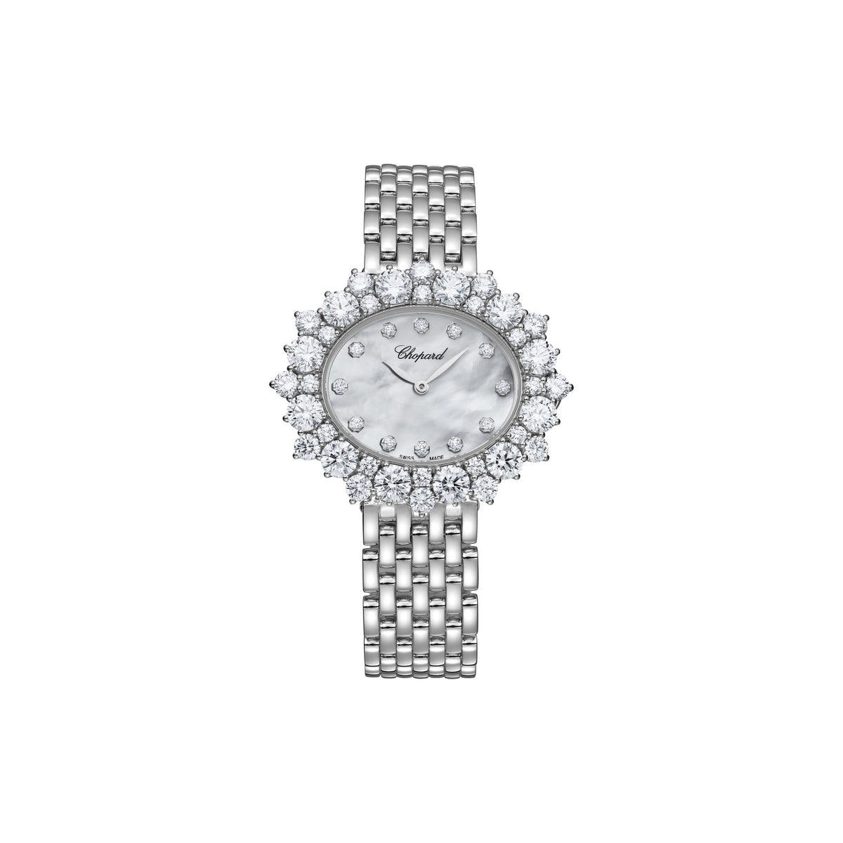 Chopard L'Heure du Diamant watch in 18k ethical white gold with diamonds