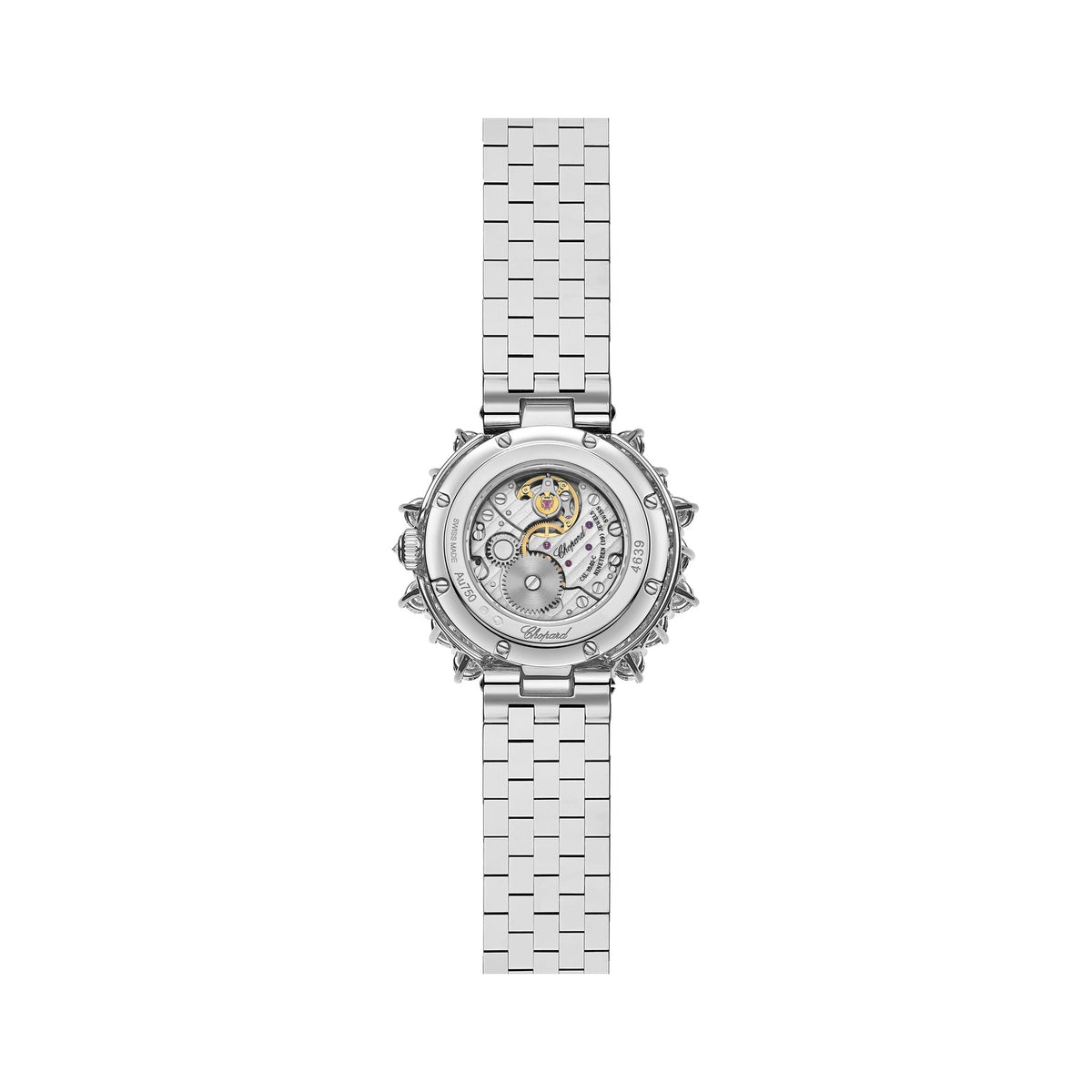 Chopard L'Heure du Diamant watch in 18k ethical white gold with diamonds, view 2