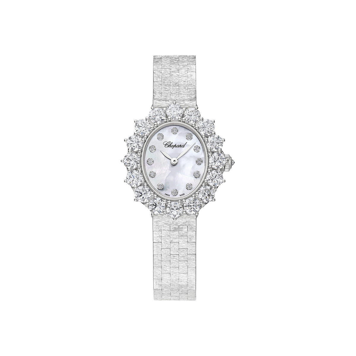 Chopard L'Heure du Diamant watch in 18k ethical white gold with diamonds