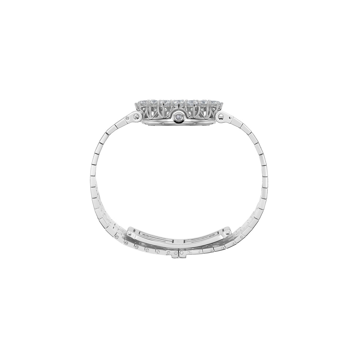 Chopard L'Heure du Diamant watch in 18k ethical white gold with diamonds, view 3