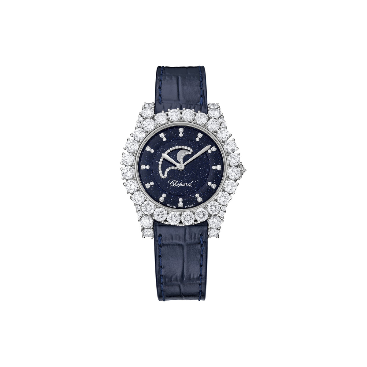 Chopard L'Heure du Diamant watch in 18k ethical white gold with diamonds