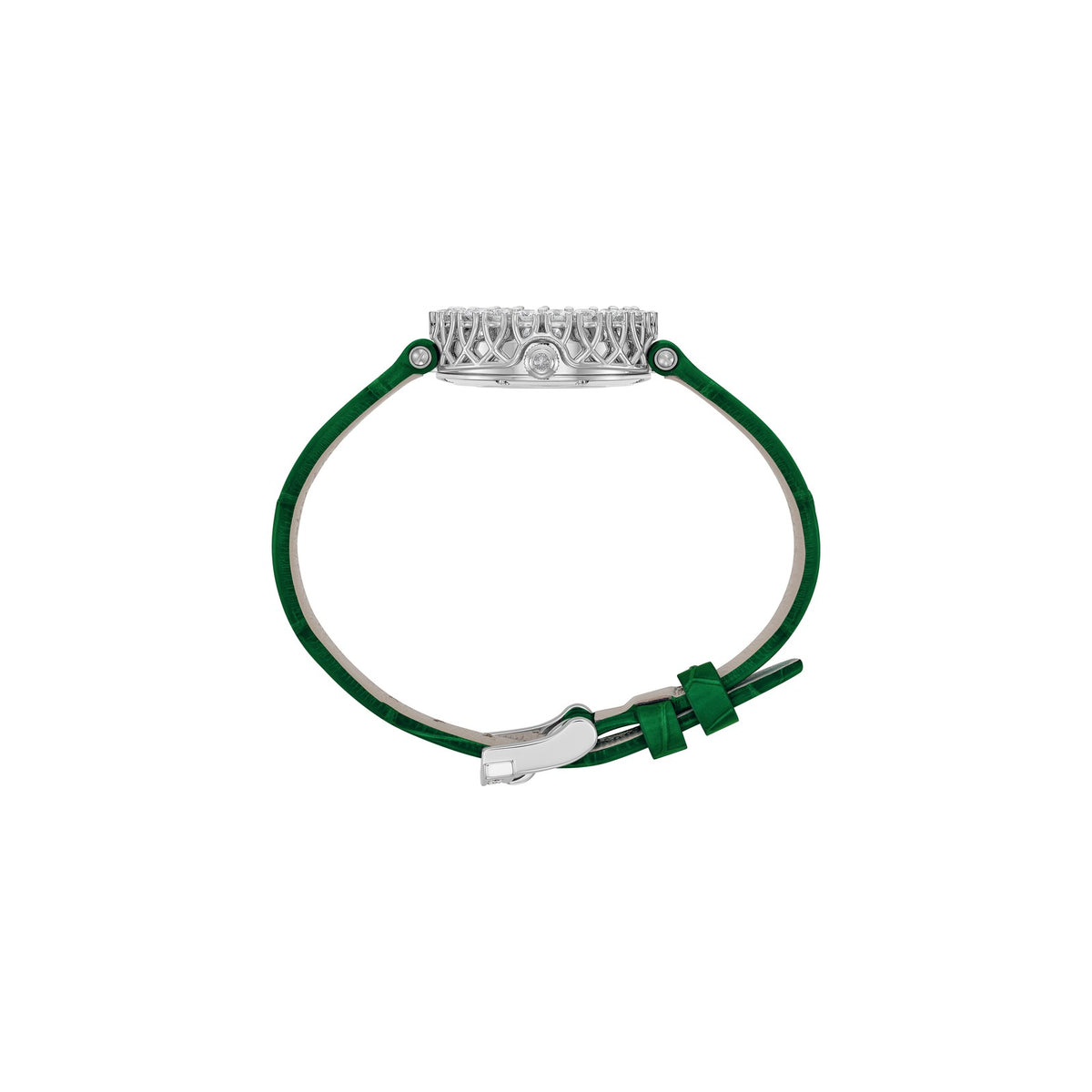 Chopard L'Heure du Diamant watch in 18k ethical white gold with diamonds, view 3