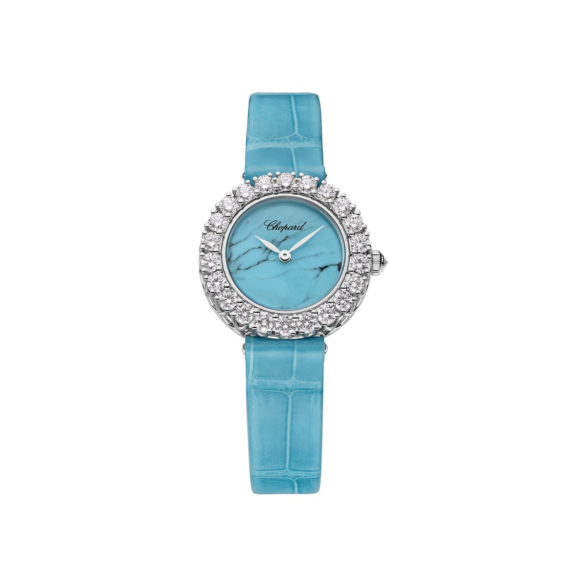Chopard L'Heure du Diamant watch in 18k ethical white gold with diamonds