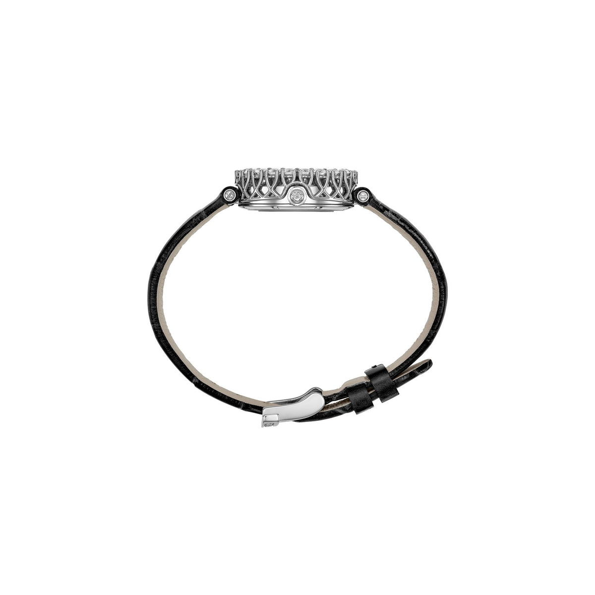 Chopard L'Heure du Diamant watch in 18k ethical white gold with diamonds, view 3