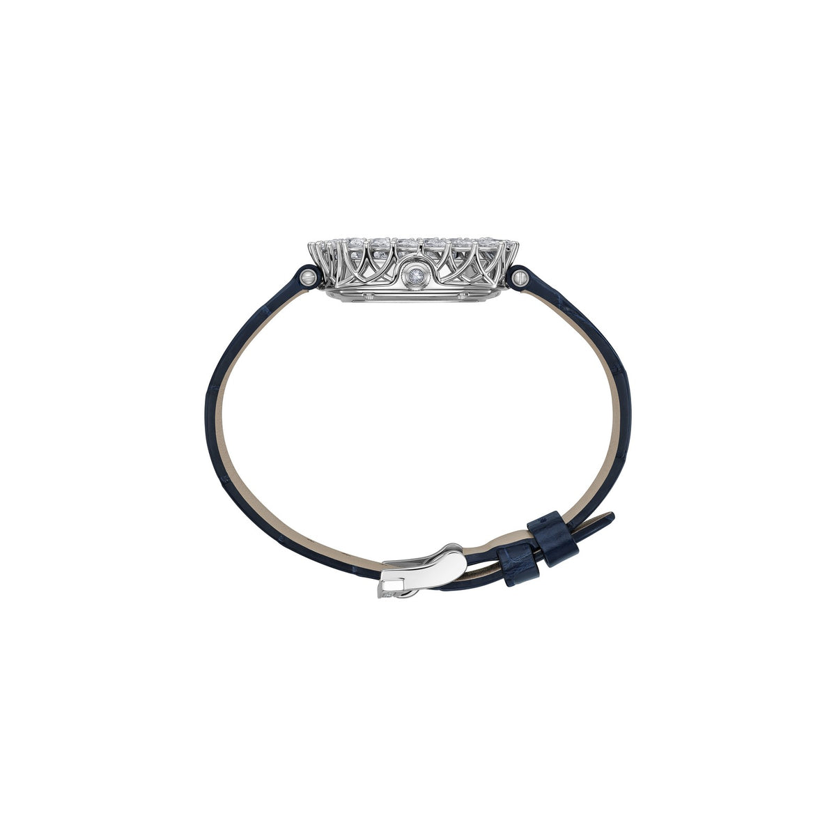 Chopard L'Heure du Diamant watch in 18k ethical white gold with diamonds, view 3