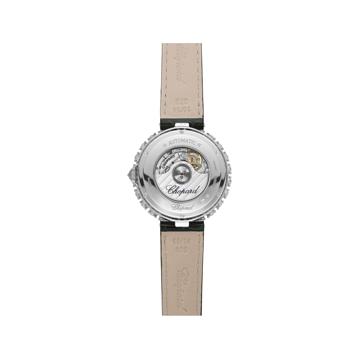 Chopard L'Heure du Diamant watch in 18k ethical white gold with diamonds, view 2
