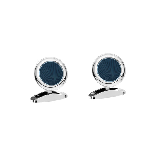 Chopard L.U.C cufflinks in stainless steel with silver tone finish