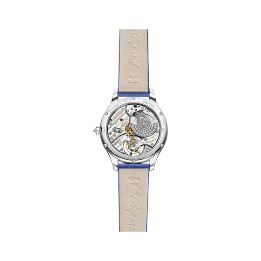 Chopard L.U.C watch in platinum with diamonds, view 2