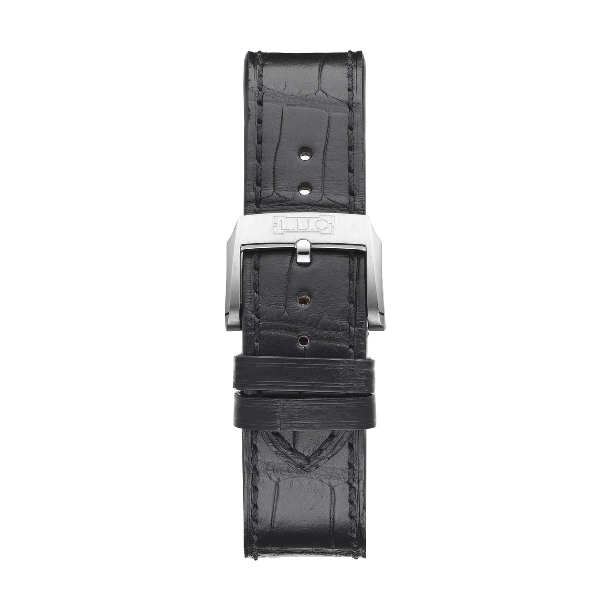 Chopard L.U.C watch in platinum with diamonds, view 4