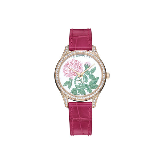 Chopard L.U.C watch in 18k ethical rose gold with diamonds
