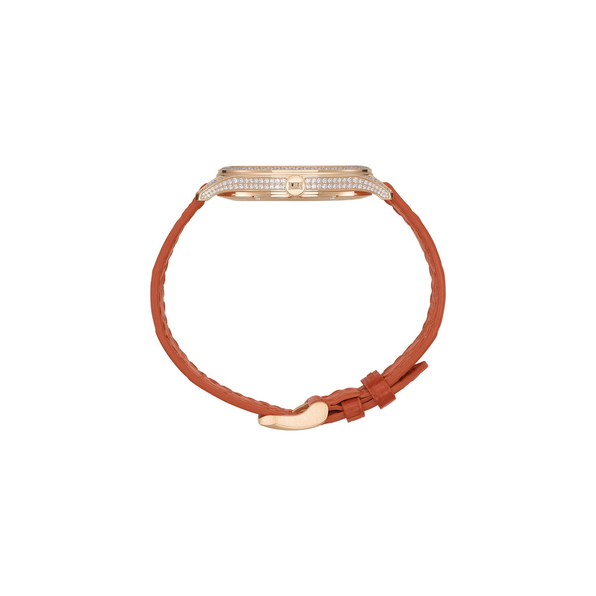 Chopard L.U.C watch in 18k ethical rose gold with diamonds, view 2