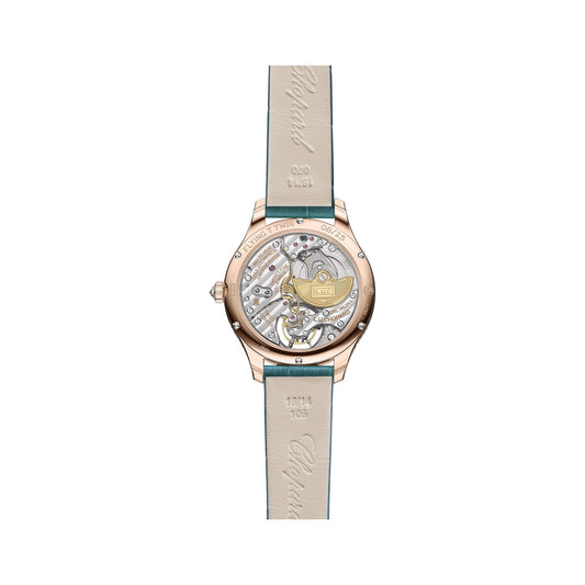 Chopard L.U.C watch in 18k ethical rose gold with diamonds, view 2