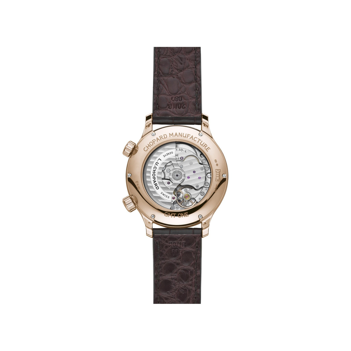 Chopard L.U.C watch in 18k ethical rose gold, view 2