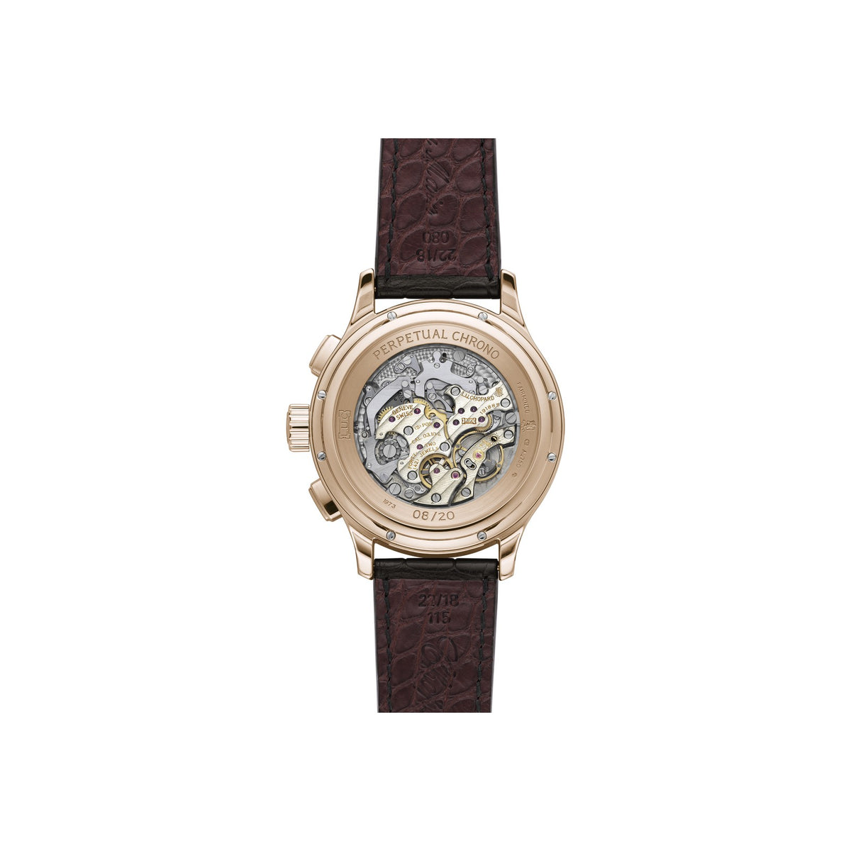 Chopard L.U.C watch in 18k ethical rose gold, view 2