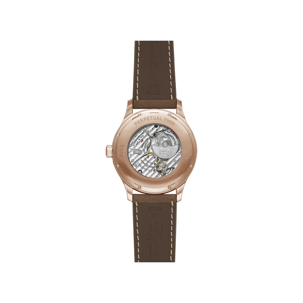 Chopard L.U.C watch in 18k ethical rose gold, view 2