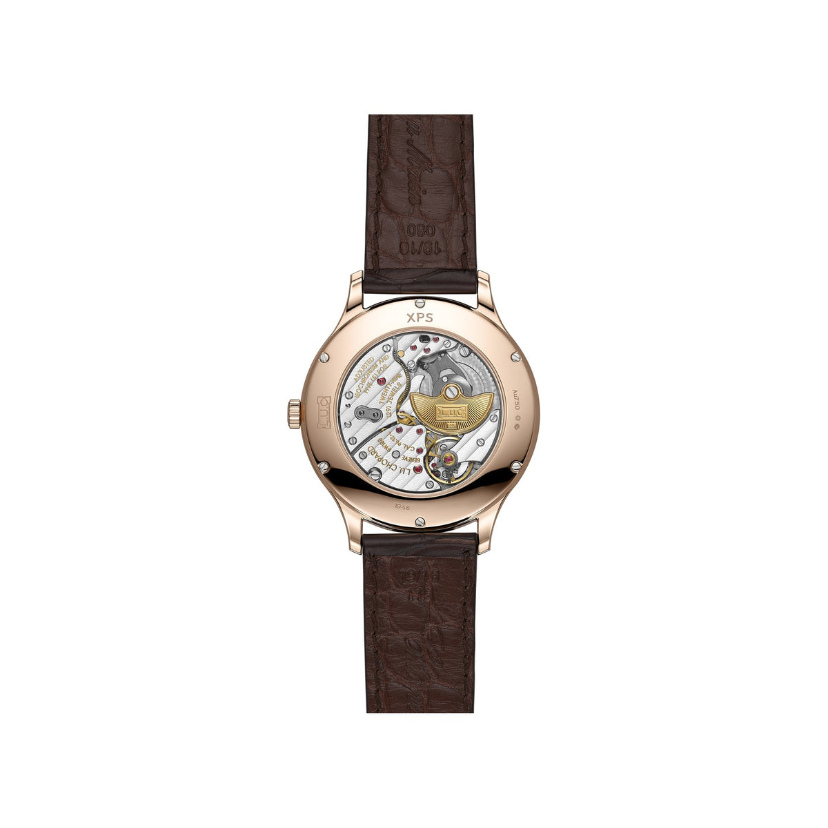 Chopard L.U.C watch in 18k ethical rose gold, view 2