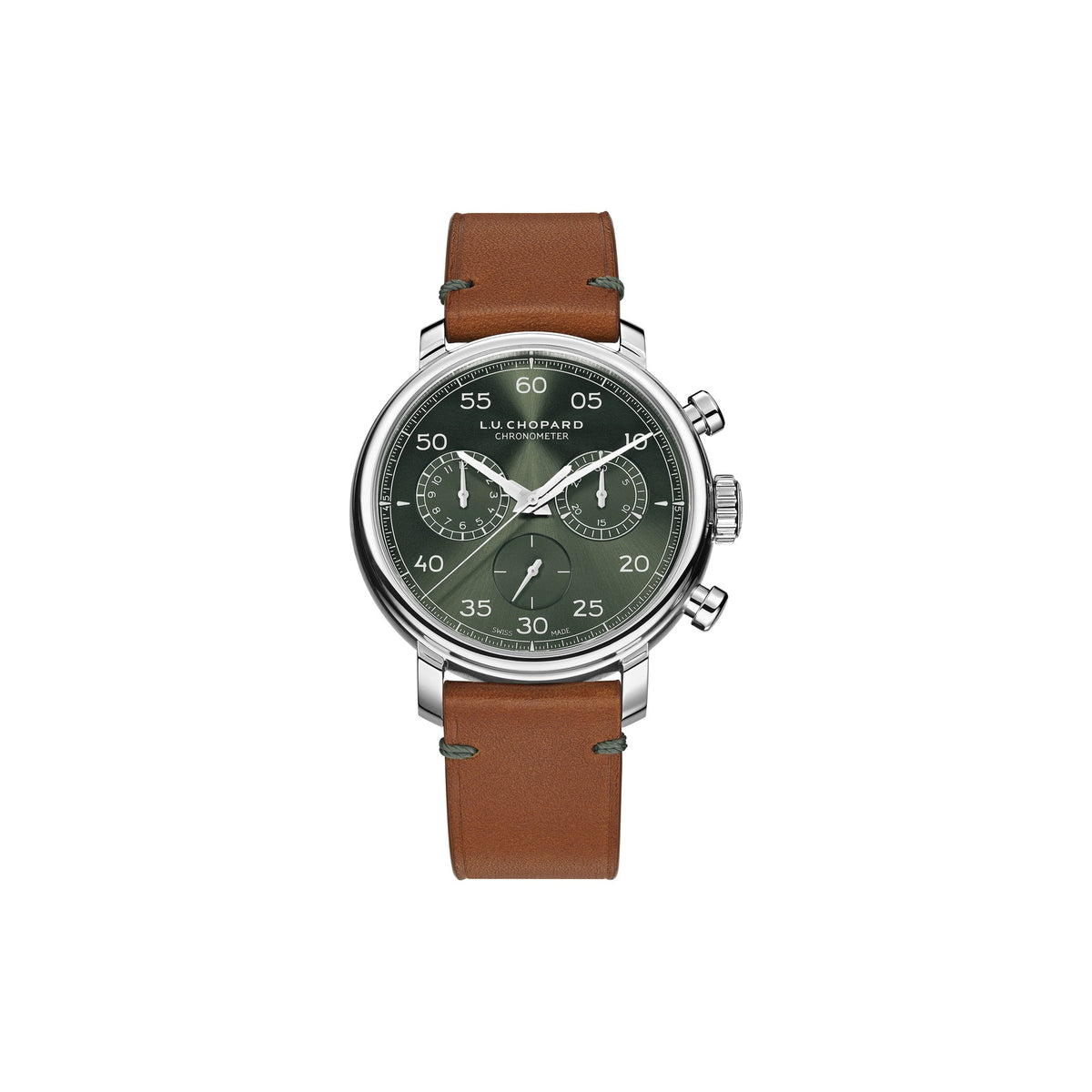 Chopard L.U.C watch in stainless steel