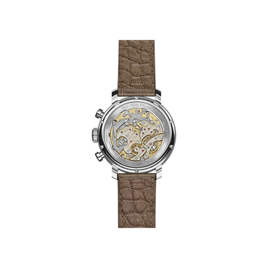 Chopard L.U.C watch in stainless steel, view 2