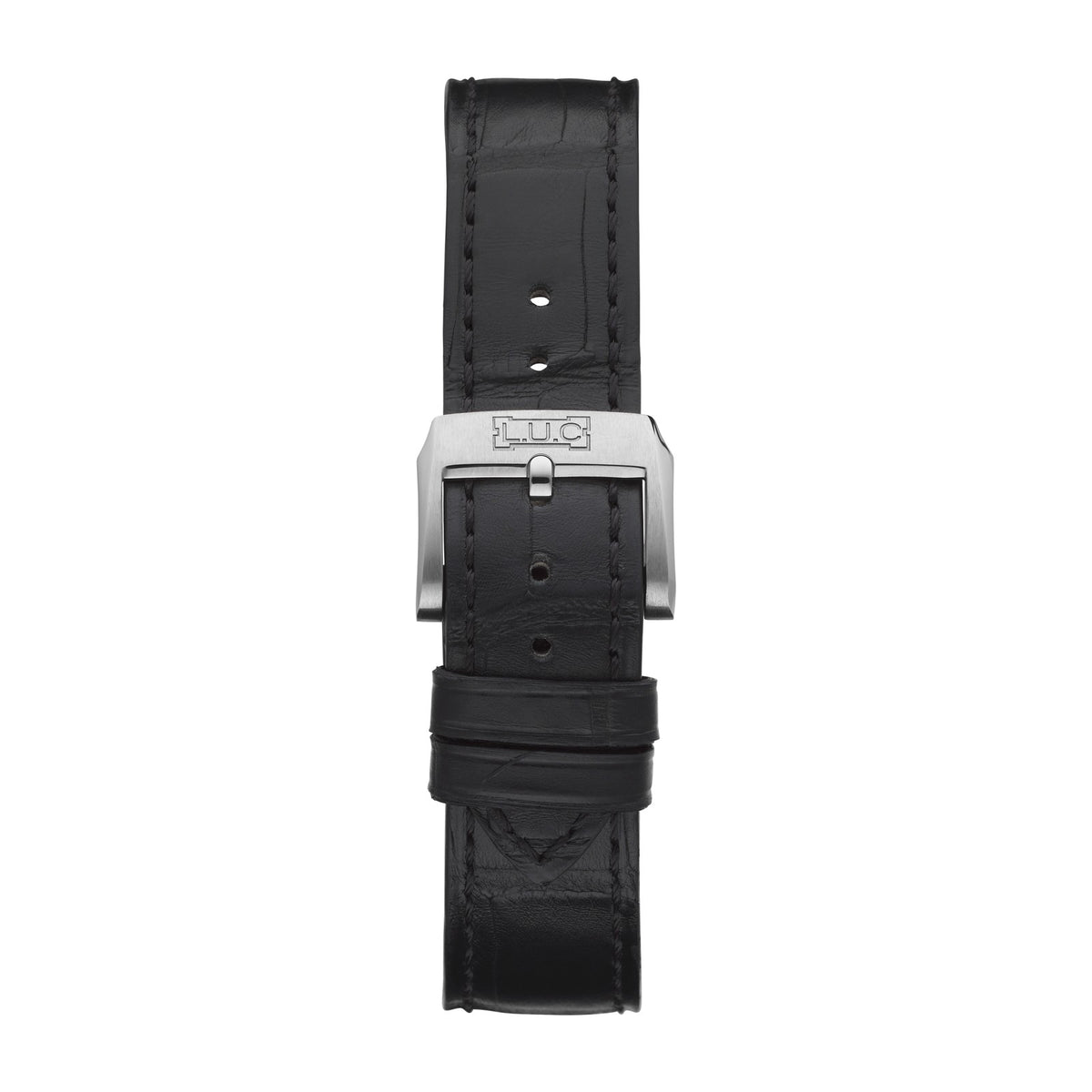 Chopard L.U.C watch in stainless steel, view 4