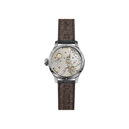 Chopard L.U.C watch in stainless steel, view 2