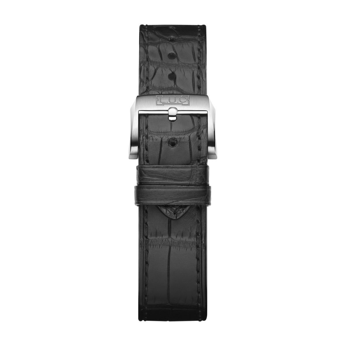 Chopard L.U.C watch in stainless steel, view 4