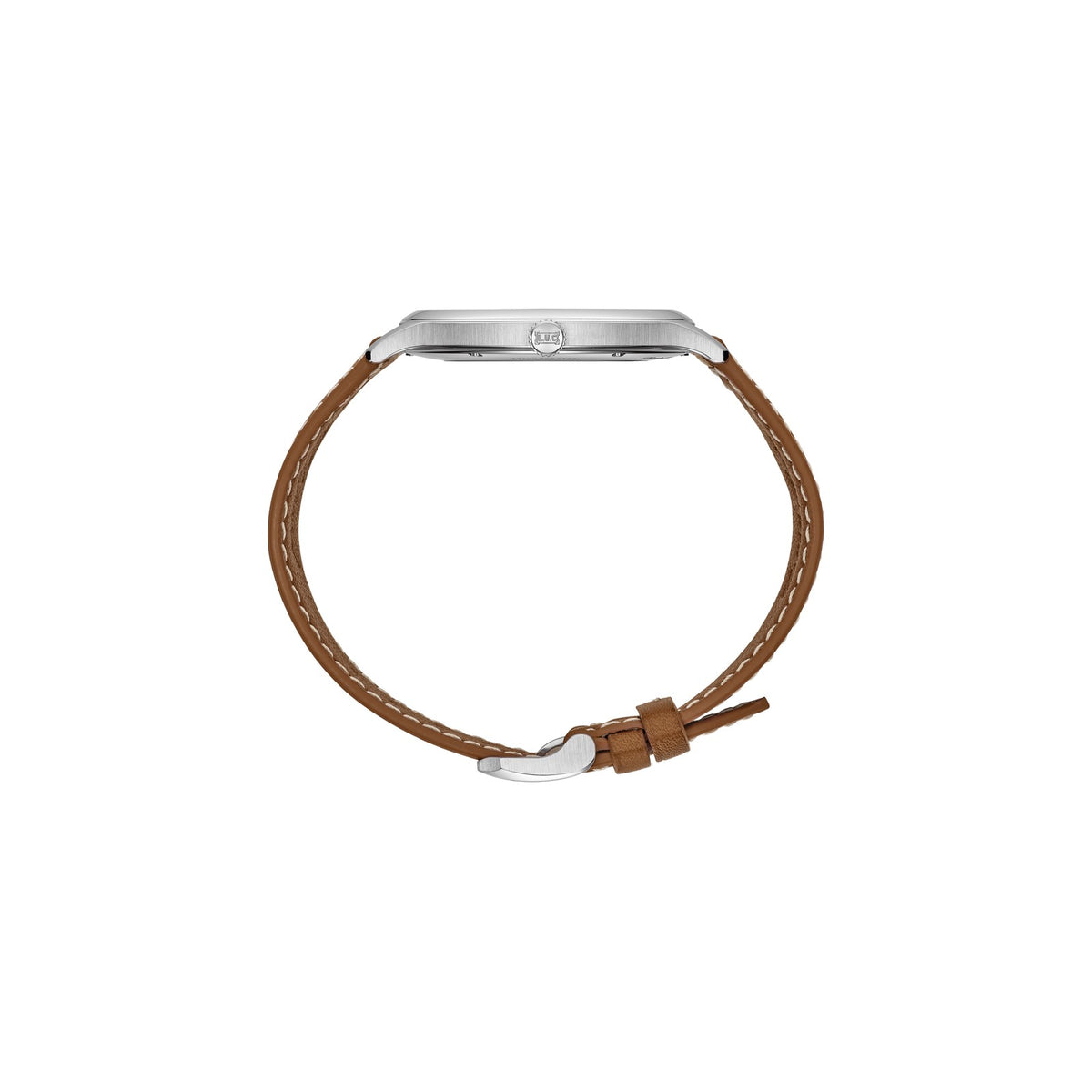 Chopard L.U.C watch in stainless steel, view 3
