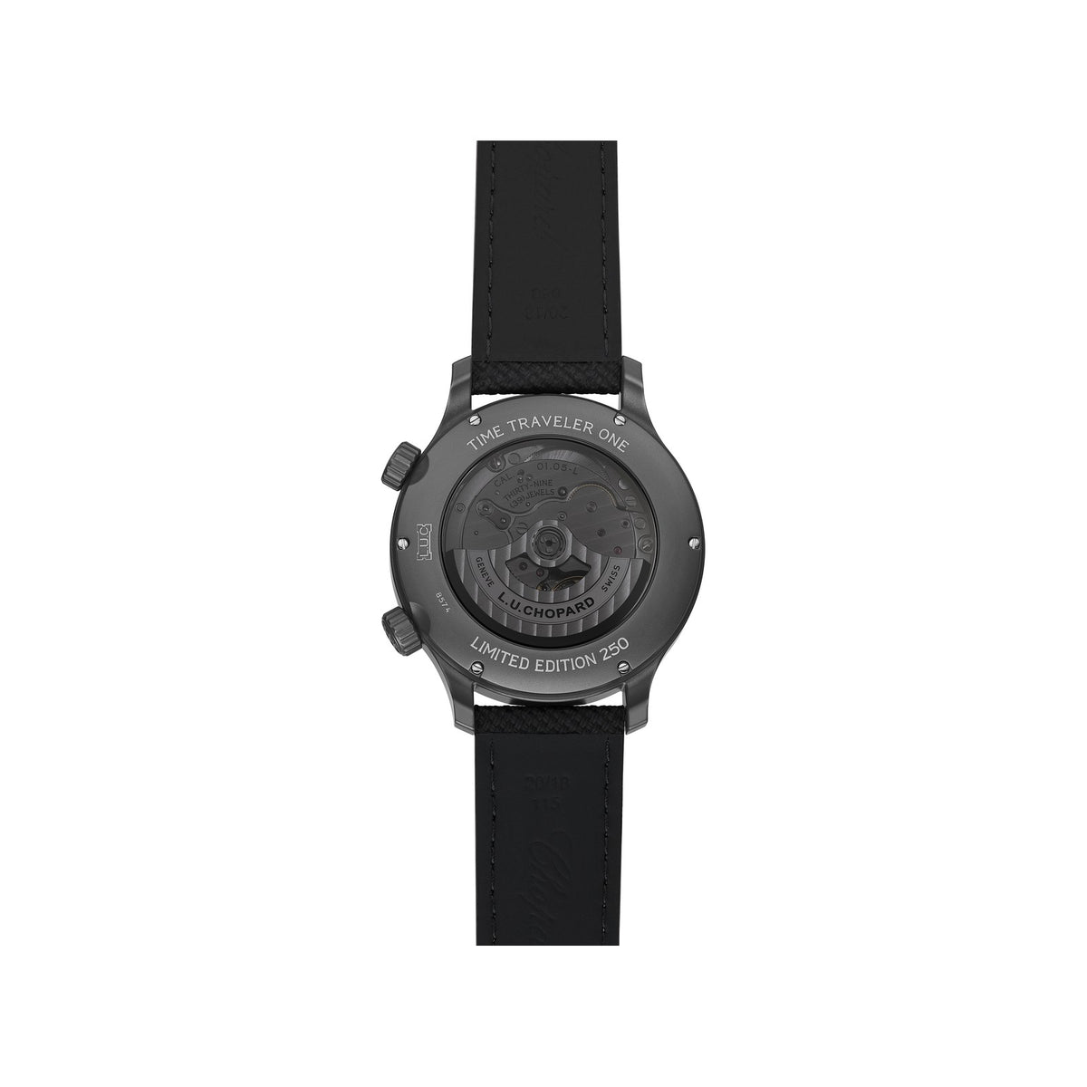 Chopard L.U.C watch in titanium, view 2