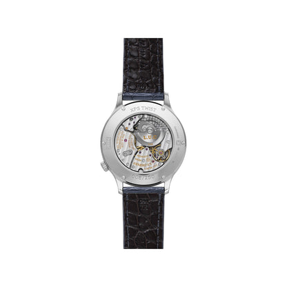 Chopard L.U.C watch in 18k ethical white gold, view 2