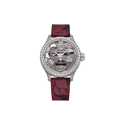 Chopard L.U.C watch in 18k ethical white gold, view 2