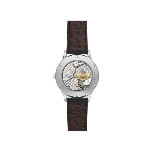 Chopard L.U.C watch in 18k ethical white gold, view 2