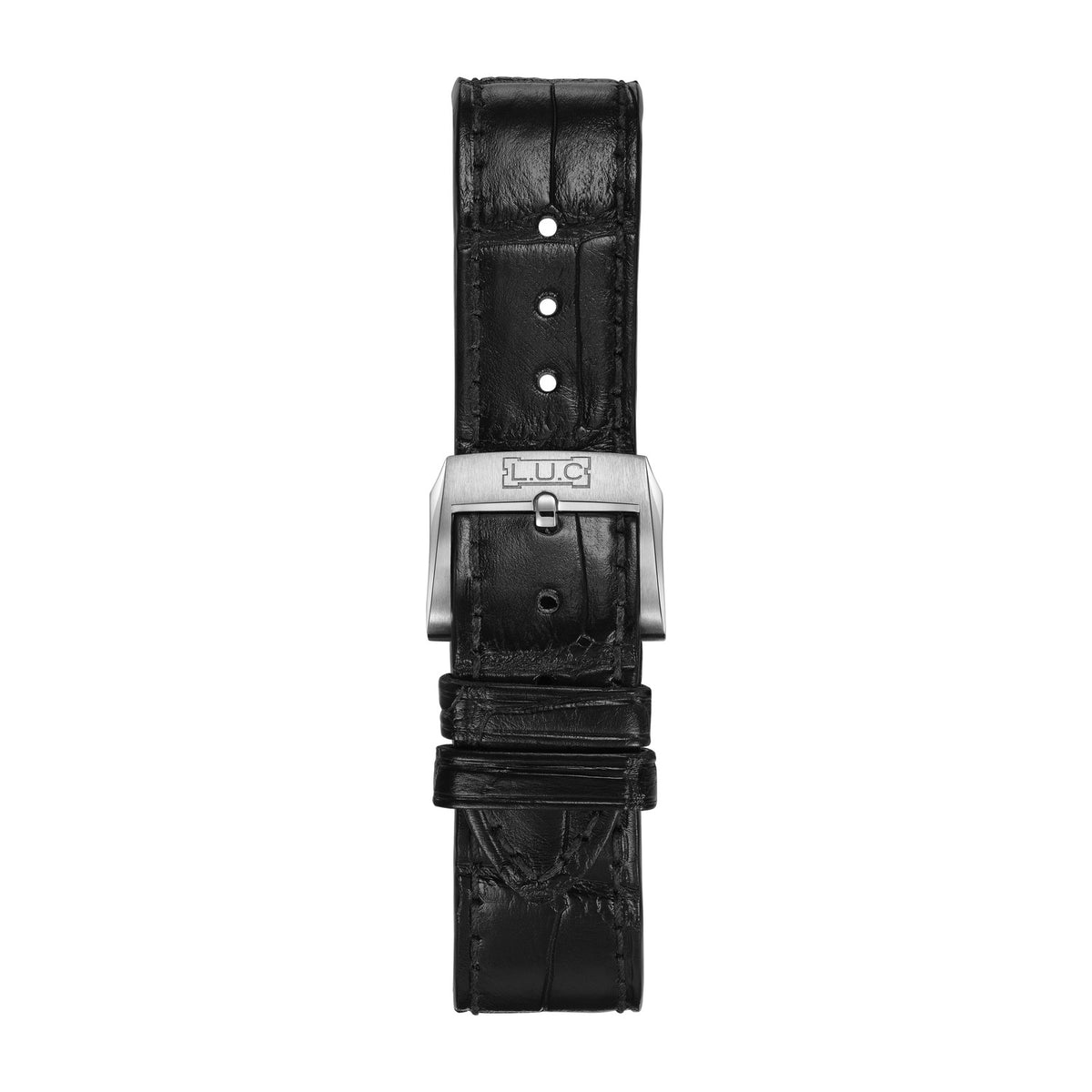 Chopard L.U.C watch in 18k ethical white gold, view 4