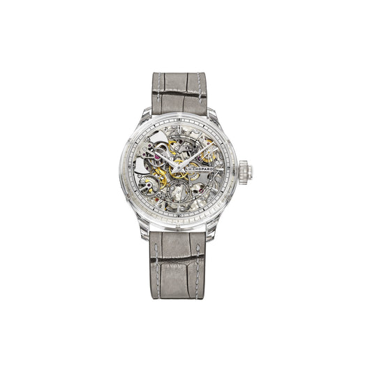 Chopard L.U.C watch in sapphire and ethical white gold with sapphires