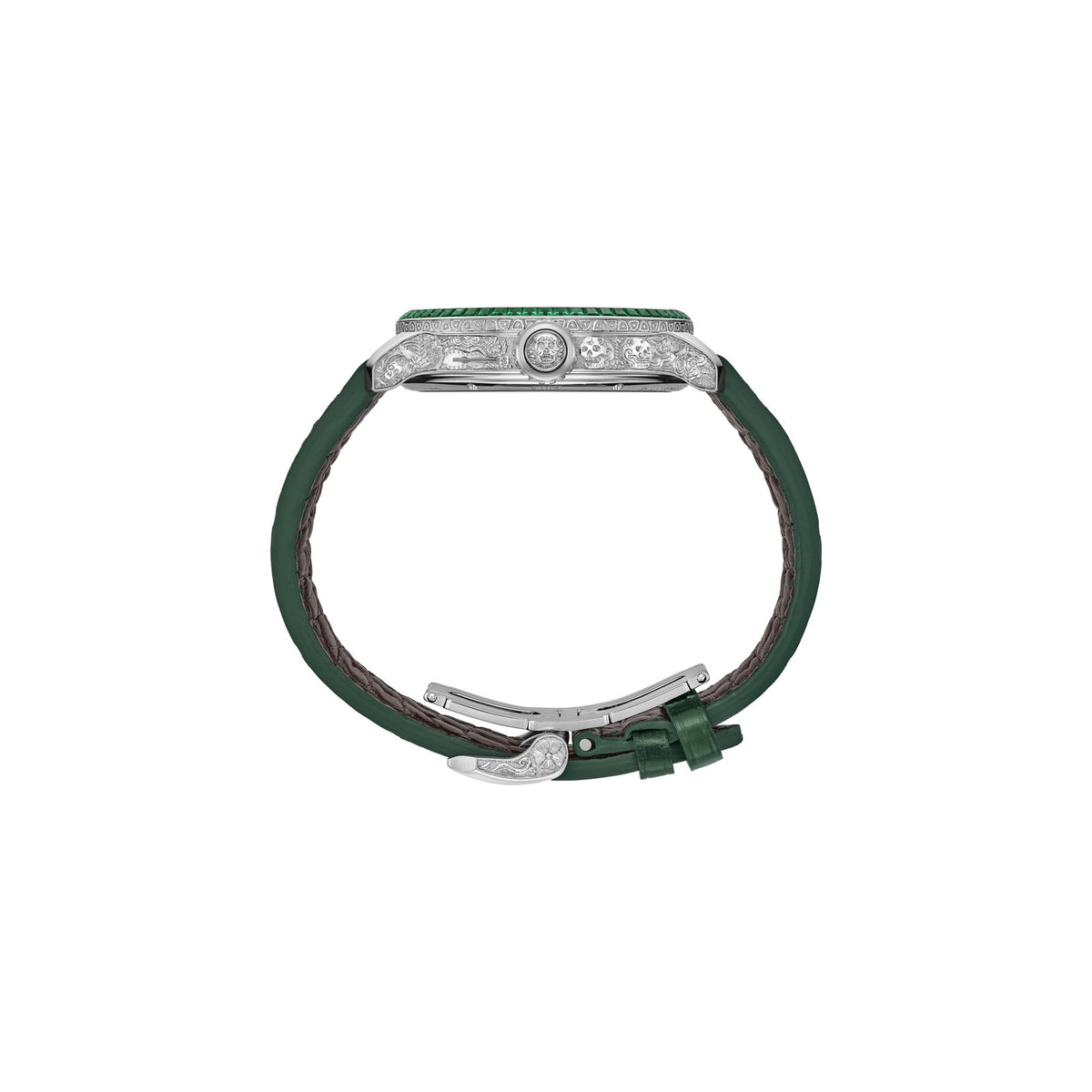 Chopard L.U.C watch in 18k ethical white gold, view 3