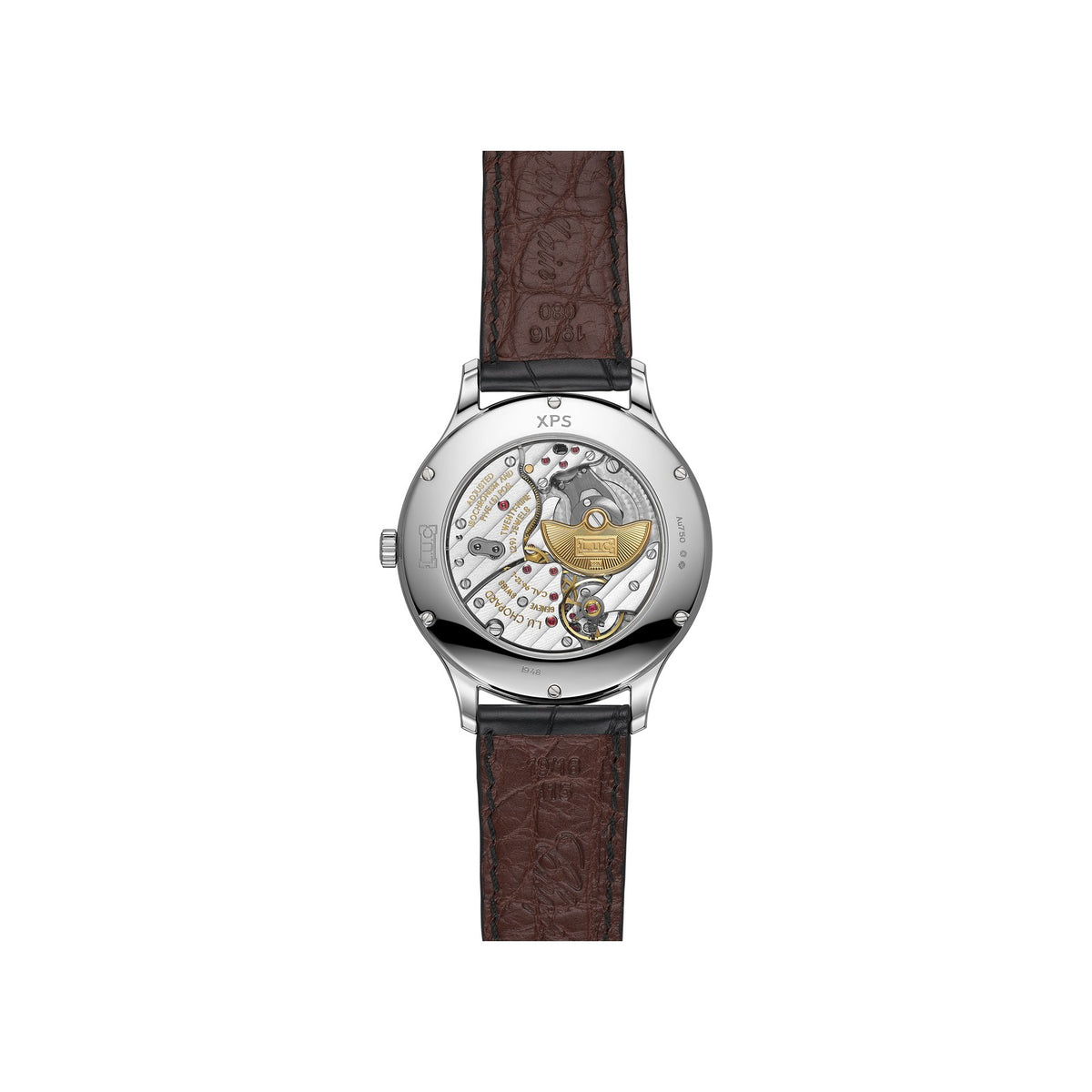 Chopard L.U.C watch in 18k ethical white gold, view 2