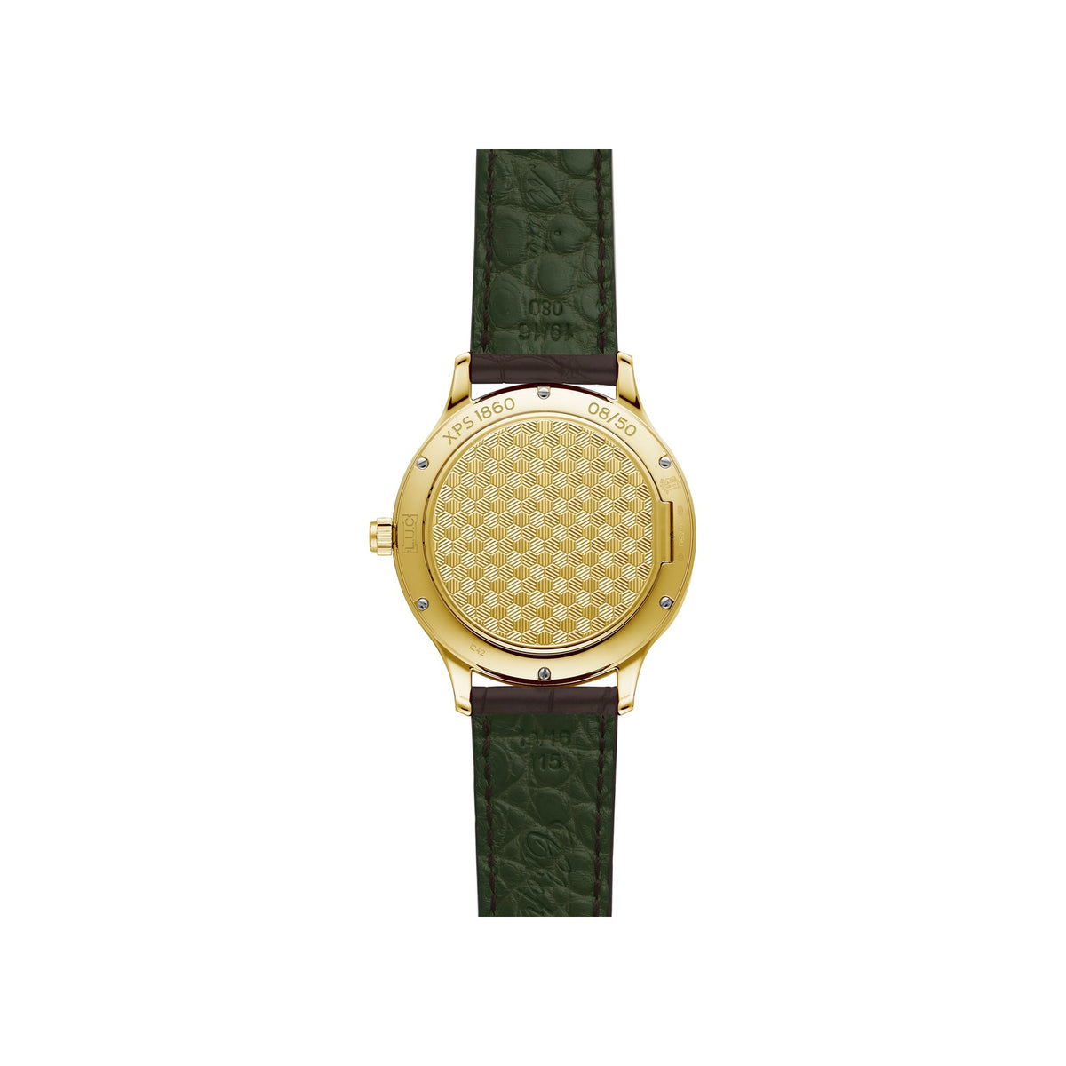 Chopard L.U.C watch in 18k ethical yellow gold, view 2