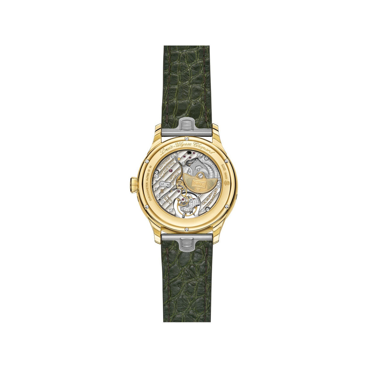 Chopard L.U.C watch in 18k ethical yellow gold, view 2