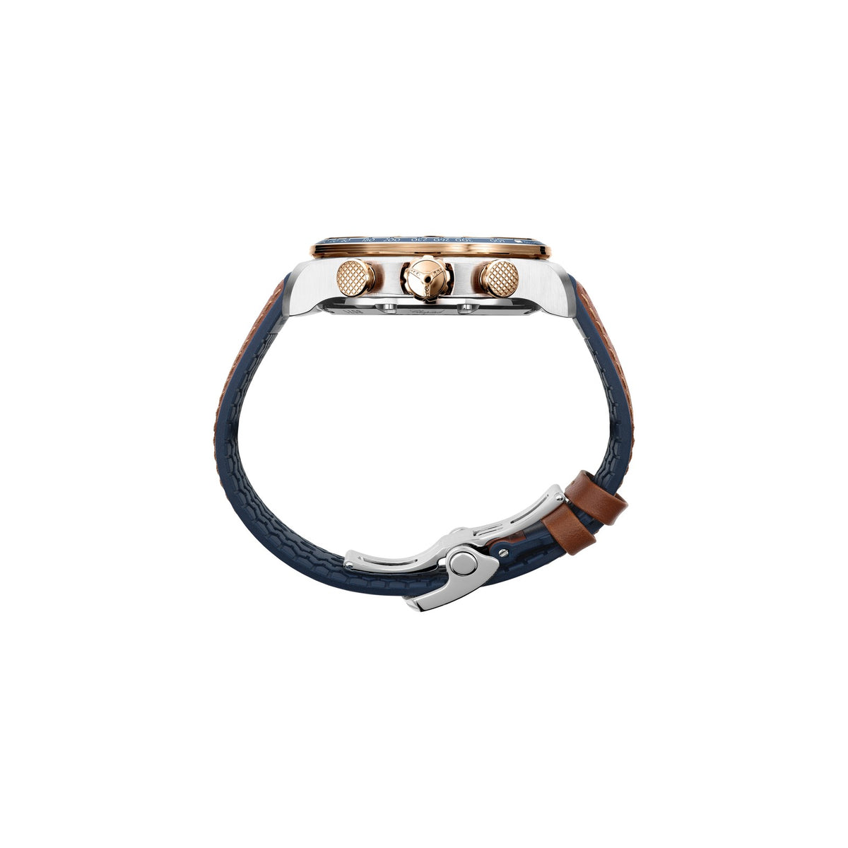 Chopard Mille Miglia watch in 18k ethical rose gold and stainless steel, view 3