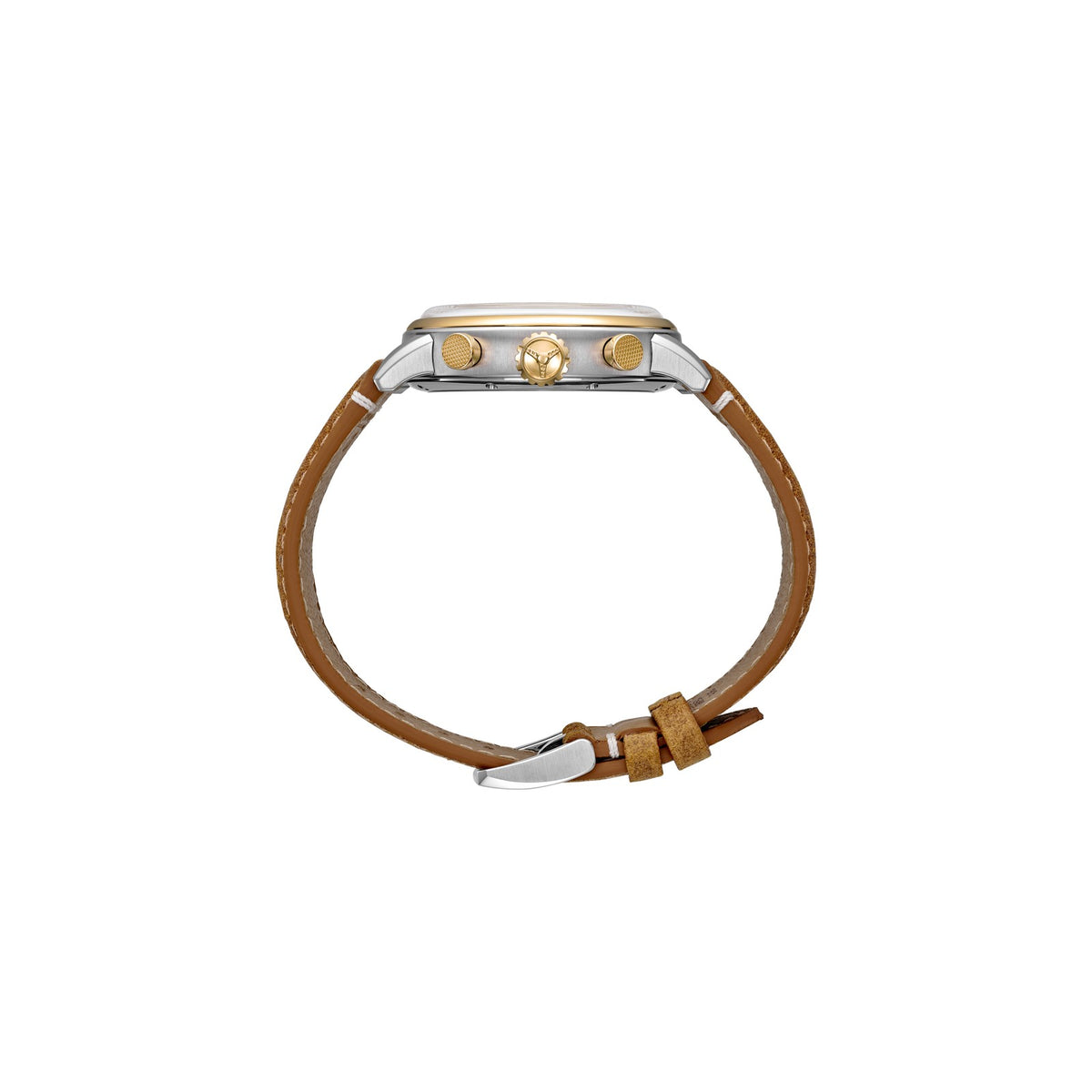 Chopard Mille Miglia watch in 18k ethical yellow gold and stainless steel, view 3