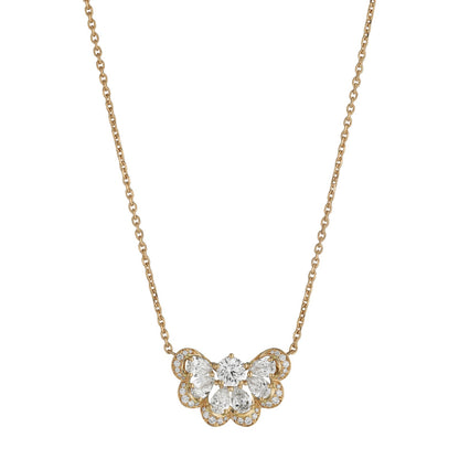 Chopard Precious Lace necklace in 18k ethical rose gold with diamonds