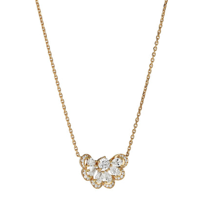 Chopard Precious Lace necklace in 18k ethical rose gold with diamonds view 2