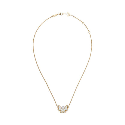 Chopard Precious Lace necklace in 18k ethical rose gold with diamonds view 3