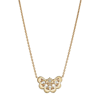 Chopard Precious Lace necklace in 18k ethical rose gold with diamonds view 4