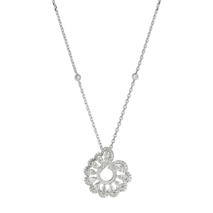 Chopard Precious Lace pendant in 18k ethical white gold with diamonds