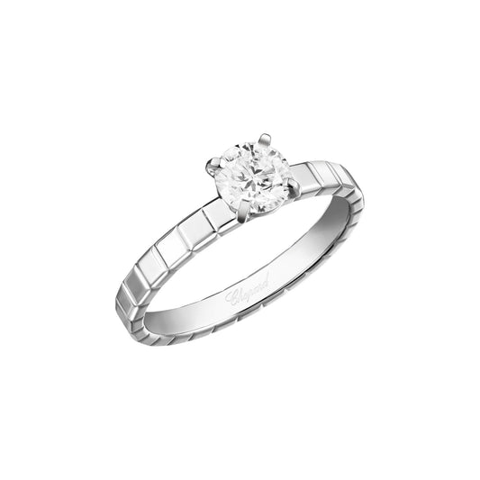Chopard Solitaire ring in platinum with diamonds