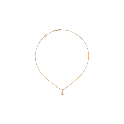 Chopard Solitaire ring in 18k ethical rose gold with diamonds