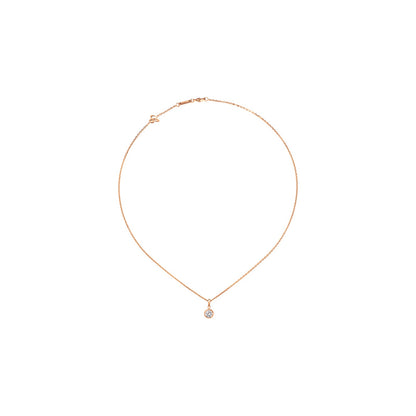 Chopard Solitaire ring in 18k ethical rose gold with diamonds